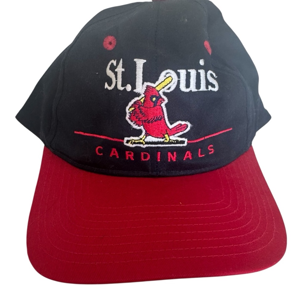 MLB Vintage St. Louis Cardinals Black and Red Baseball Hat